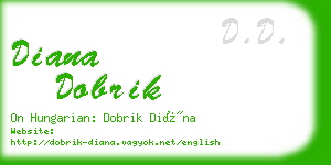 diana dobrik business card